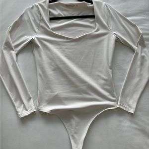Abercrombie Sweetheart Long Sleeve Bodysuit